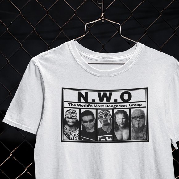 NWO (New World Order) Wolfpac T-shirt (Black or White) M-XXL - Picture 2 of 4